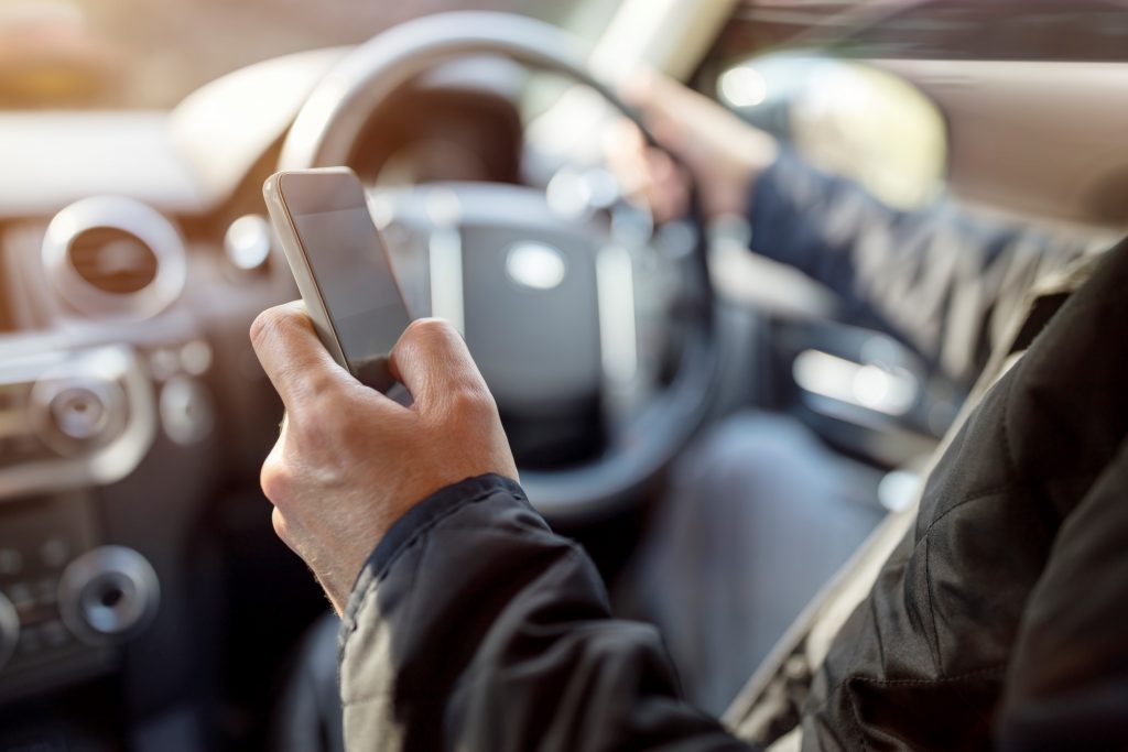 Using phone whilst driving 