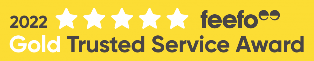Feefo Gold Trusted Service Award